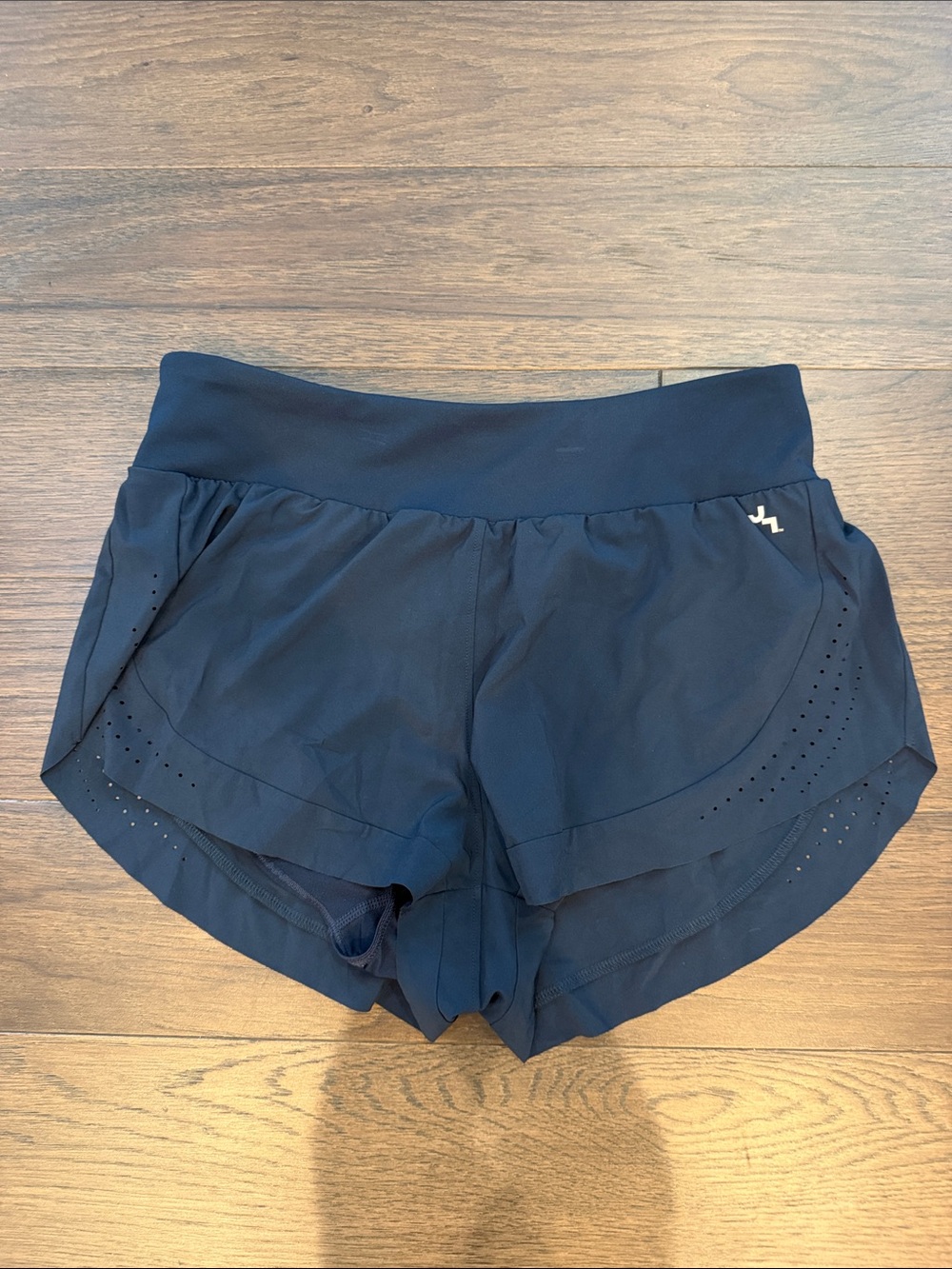 JoyLab Navy Blue Running Shorts Perforated Athletic Workout - Medium - C30-094